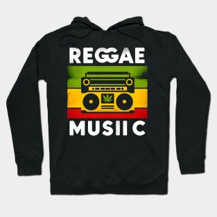 Reggae Music, Rasta Colors Hoodie